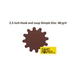 2.5 inch Hook and loop Dimple discs