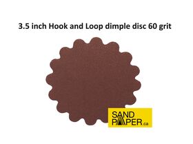 3.5 inch Hook and Loop Dimple Discs