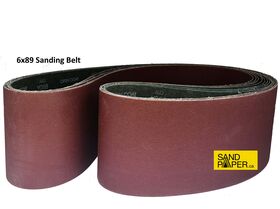 6x89 inch Sanding Belts