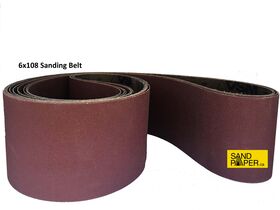 6x108 inch Sanding Belts