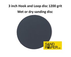 3 inch Hook and Loop Wet/Dry Sanding Discs