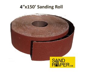 4 inch x 150 FT Drum Sanding Roll