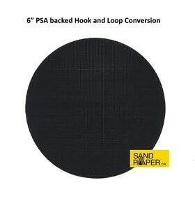 6 inch No Hole Hook and Loop Conversion PSA