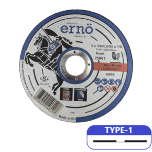 Cut off Wheel 5x.045x7/8 TYPE-1 STEEL/STAINLESS