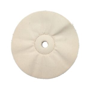 Cotton Buff 6" Diameter Loose Sew 1/2" Arbour